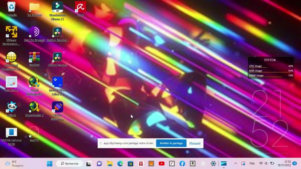 COMMENT faire une animation avec le cmd