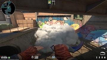 Overpass #3 : Monster Smoke (From ct spawn and B site)