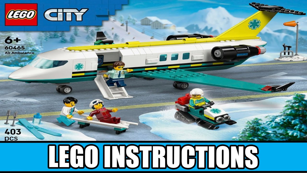 City - Air Ambulance - Medical LEGO instructions