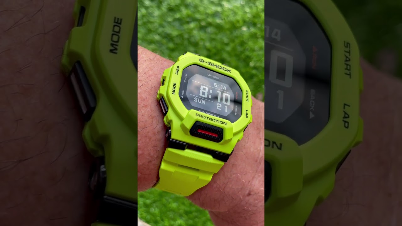 Casio G-Shock G-Squad Lime Green gbd-200-9 - YouTube