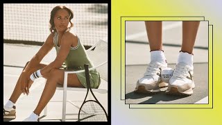 Ayan Broomfield's Fashionable Tennis Gear | Veronica Beard x Head Sportswear Collaboration