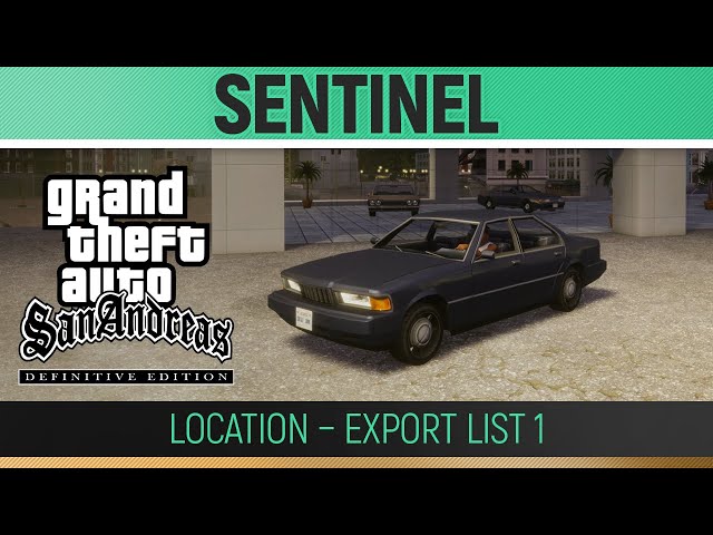 GTA San Andreas Definitive Edition: All Import / Export Car Locations