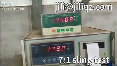 2T 7 times sling breaking test