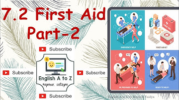 7.2 First Aid Part 2, English, Std. 11(Gujarati Medium)