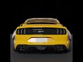 Ford Mustang GT 3D Animation | Blender Product Visualization | Blender 3D | Hussain3D #shorts