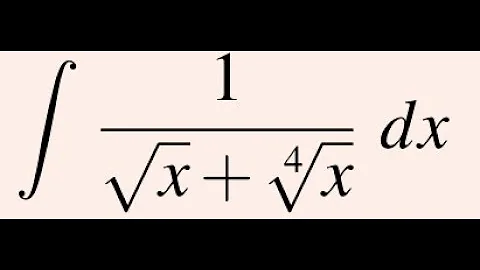 Integration Techniques: A step-by-step guide to solving ∫ 1/(√x + ⁴√x) dx