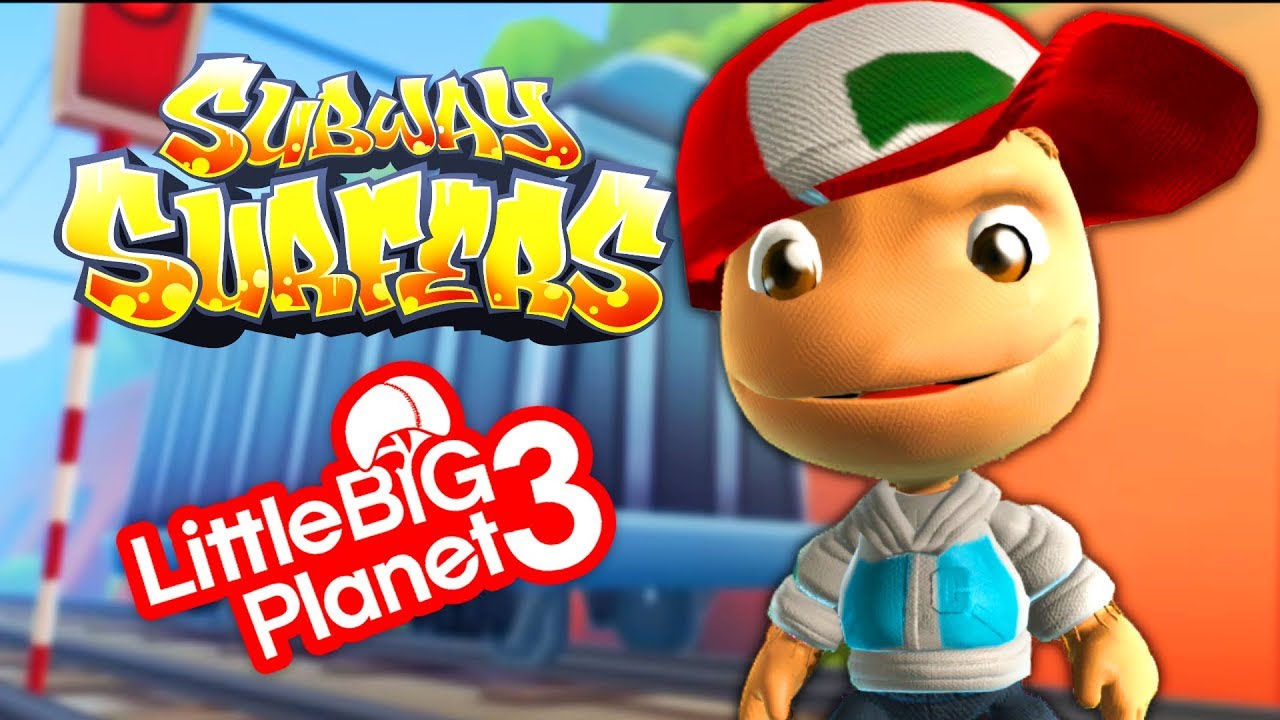 Subway Surfers Free Costume Plus Levels - LittleBigPlanet 3 PS4 Gameplay | EpicLBPTime