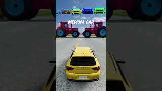 BIG vs SMALL Car 😱 | BeamNG Drive #shorts #beamngshorts