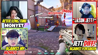 Snappy Jett Diff Gameplay with RRQ Monyet MITH Seph1roth Against PRX f0rsakeN PR