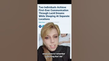 Two people communicated during lucid dreams?