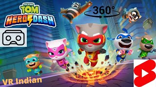 First Ever 360 Shorts On You Tube Talking Tom Hero Dash - Run Game