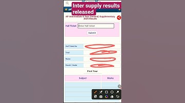 Ap inter 1st year and 2nd year results released