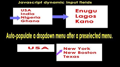 Dynamic input fields - populate a select menu  based on a preselected option using Javascript