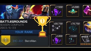 N1 Rank Battlegrounds Rewards and Impressive Fights