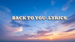 Back To You  S Moodboosterr 