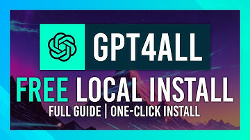 Local ChatGPT FREE on Your Laptop! 🤯 GPT4All 1-Click Install - Local, Offline, ChatGPT