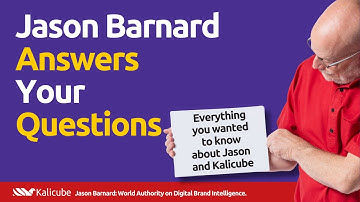 Jason Barnard, CEO and founder of Kalicube answers users questions