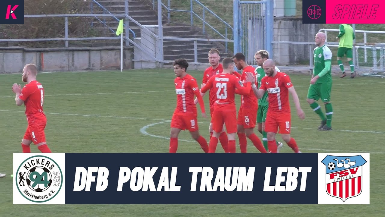 Zwickau ballert sich in Richtung DFB-Pokal! Kickers 94 Markkleeberg - FSV Zwickau (Sachsenpokal)