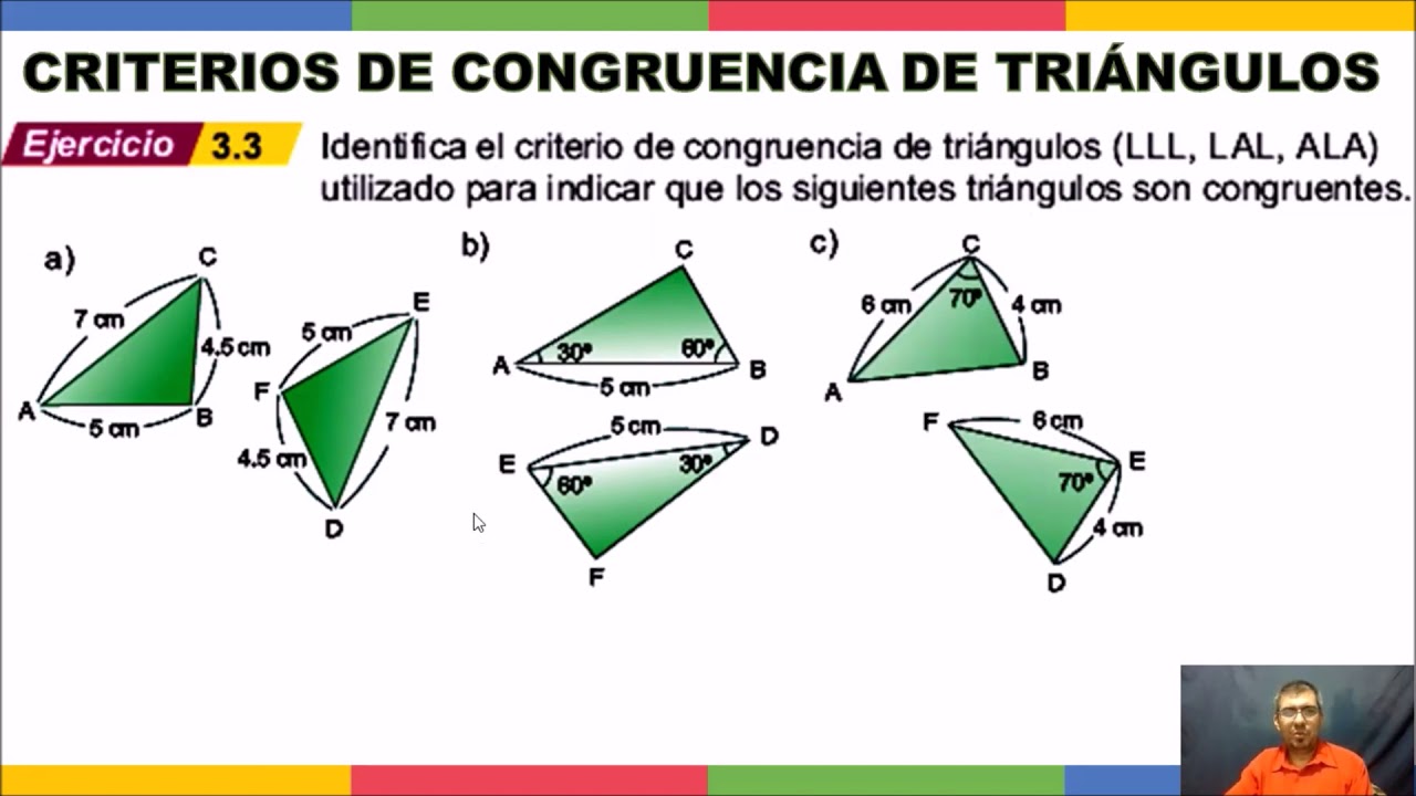 Criterios de congruencia 2° parte YouTube