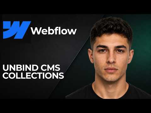 Webflow: How to Unbind CMS Collections (Free Up Templates & Elements)