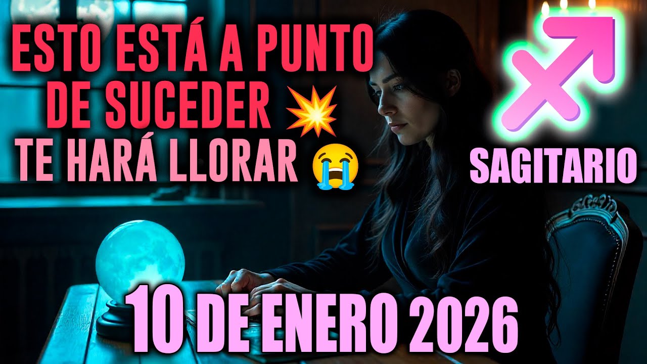 Sagitario ♐ ESTO ESTÁ A PUNTO DE SUCEDER 💥 TE HARÁ LLORAR 😭 horóscopo de hoy