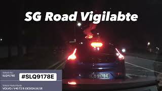 23Aug2022 Volvo V40 Reckless Overtaking & Braking Game When Hi Beam At