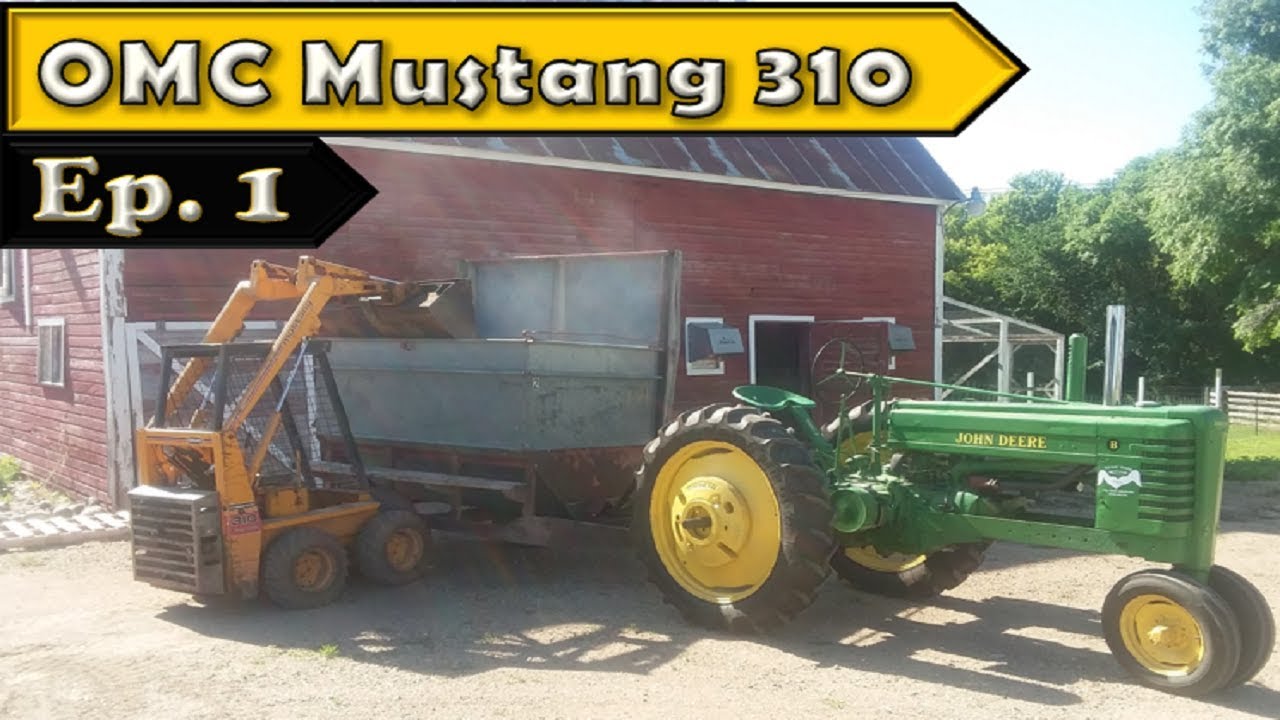 OMC Mustang 310 Skid Steer TuneUp Part 1 YouTube