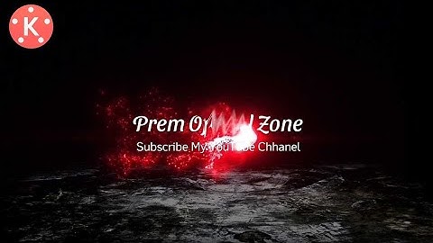 How To make particles Text Reveal Animation Intro ||In kinemastar in Hindi