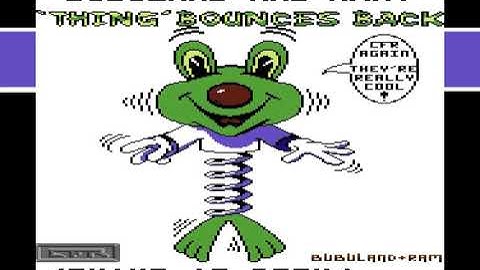 C64 One File Demo: Thing is Back 1987 by Commando Frontier (CFR)