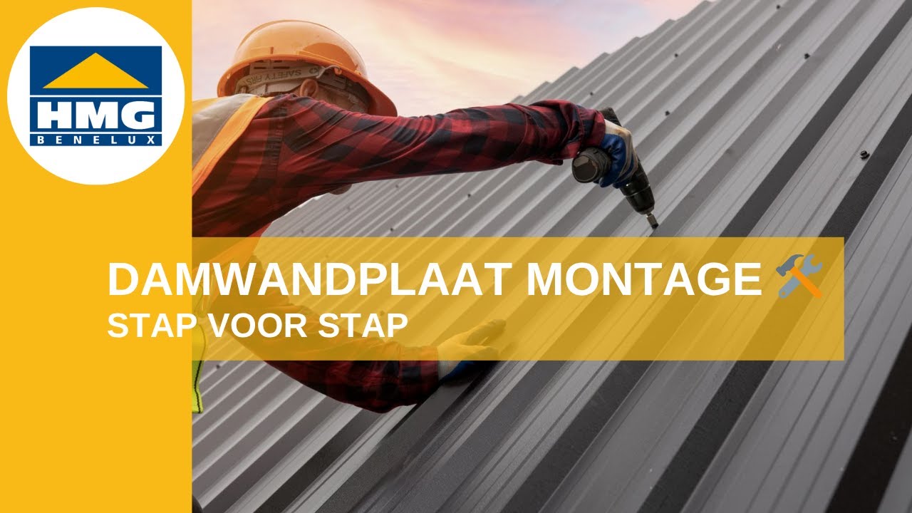 Trapeziumplaat monteren 🛠️ Stapsgewijze instructies met windveer & nok