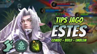 CARA MAIN ESTES BUFF ! BUILD & EMBLEM ESTES TERBARU 2023 ! | ESTES ROAMER GAMEPLAY