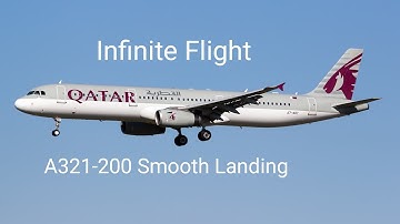 #Swiss001Landing #ATALanding #Wowlanding Qatar Airways A321-200 Smooth Landing | Infinite Flight