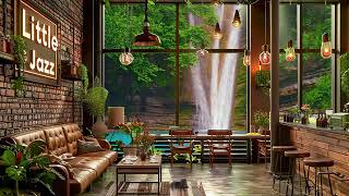 Spring Jazz Music &amp; Morning Coffee Shop Ambience ☕ Happy Jazz Music for Working, Studying, Relax