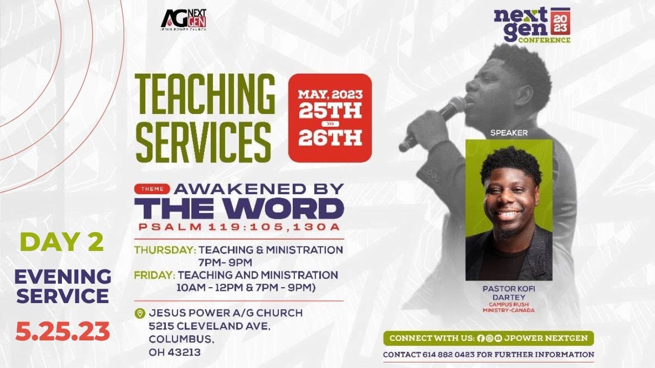 NextGen Conference Day 2 | Evening Service | JPower NextGen | 05.25. ...