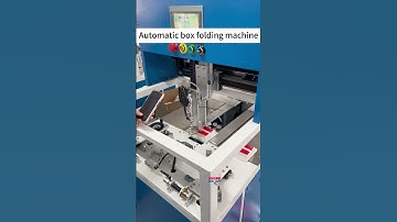Automatic box folding machine 4 #machine#boxformingmachine