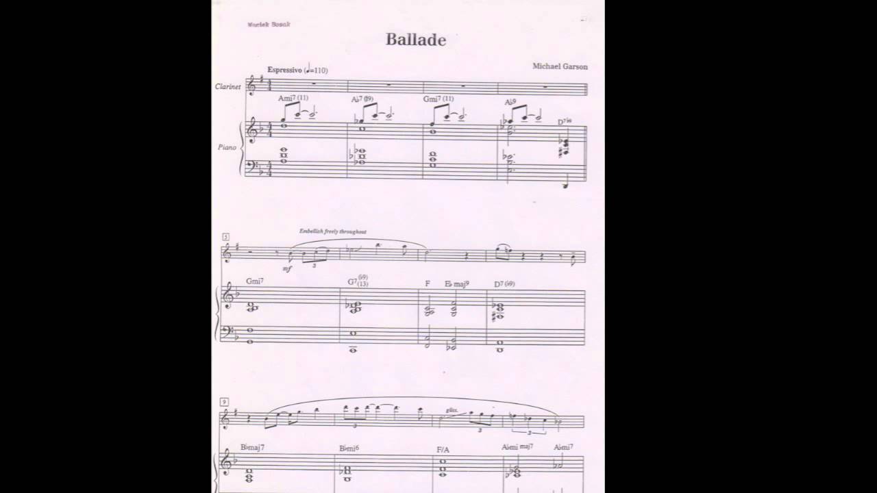 Michael Garson: Ballade
