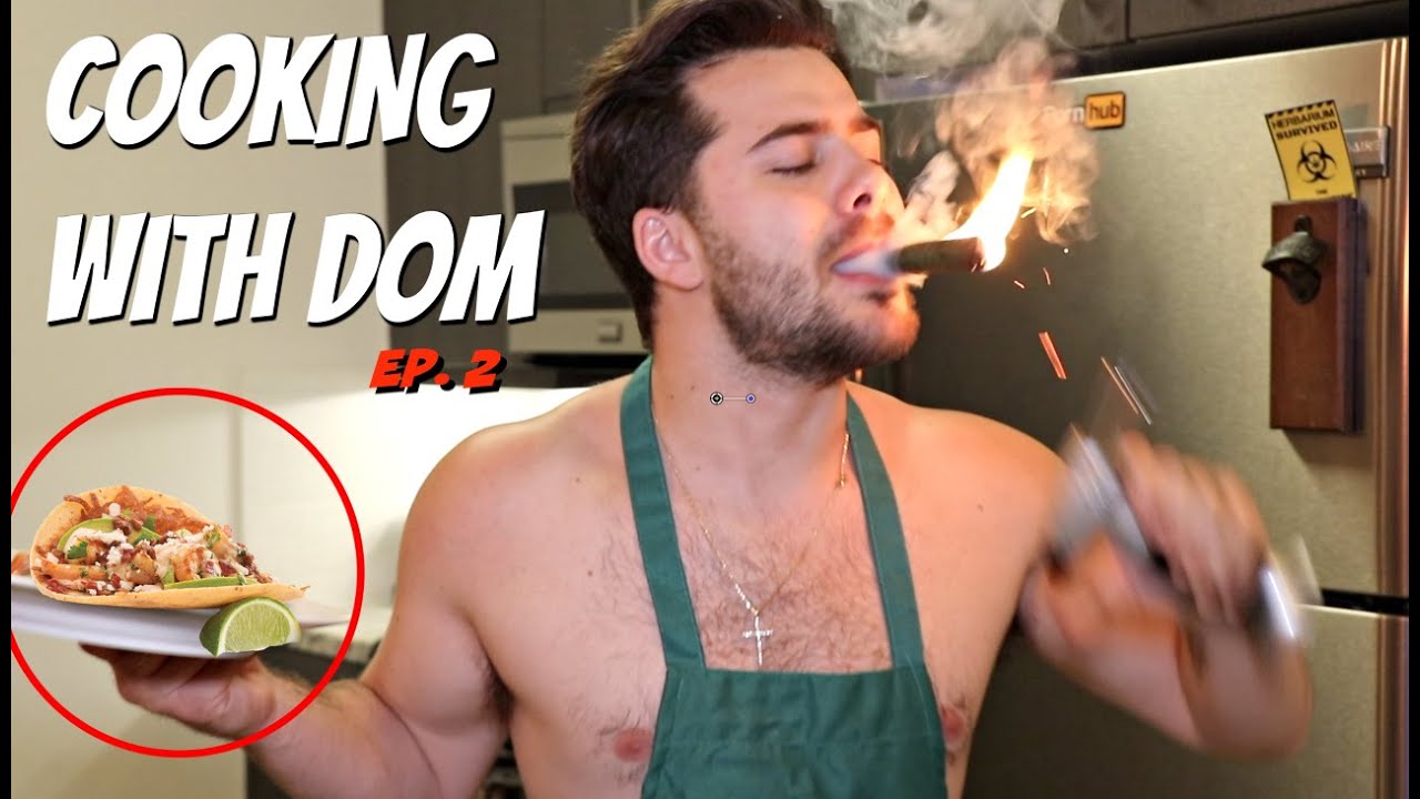 Spicy Shrimp Tacos While Smoking a 10g Blunt During Quarantine | Cooking with Dom