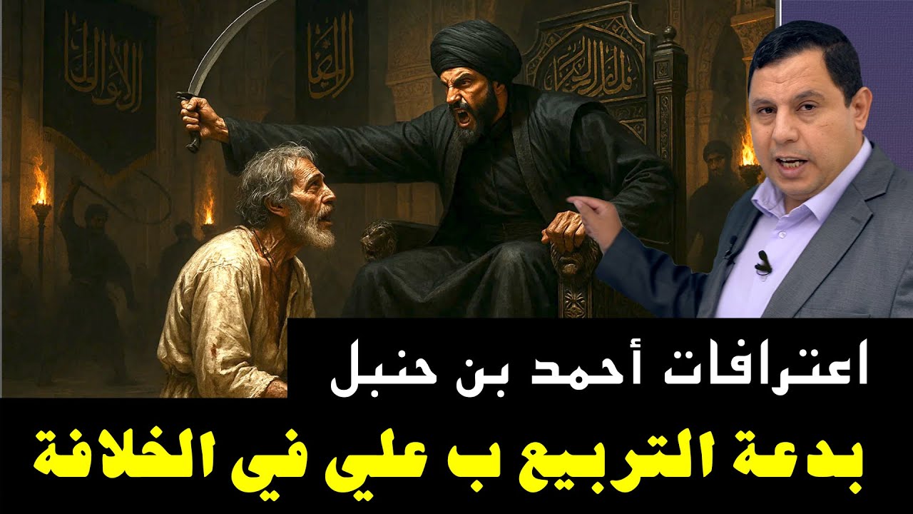 اعترافات أحمد بن حنبل: بدعة التربيع ب علي بن أبي طالب في الخلفاء