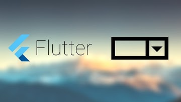 Drop Down Button in Flutter (Tutorial )