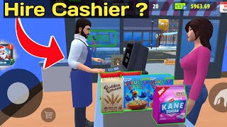 How to Hire Cashier on My Supermarket Simulator 3D | Cashier ko kaise Hire kare ? screenshot 1