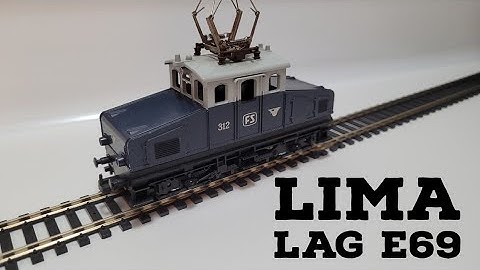Lima 1608 - E69 in FS livery No. 312 vintage Locomotive unboxing & review