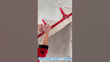 Thi công led cảm biến cầu thang.  #thome #thietbismarthome