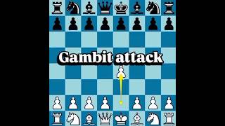 Gambit attack |chess trick #chess #tricks #chesstraps #gambit #shorts #viral #short #chessshorts