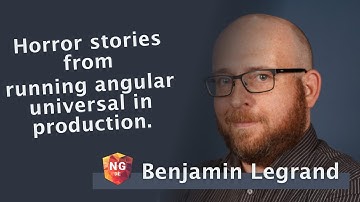Angular Server-Side Horrors - Benjamin Legrand | NG-DE 2024