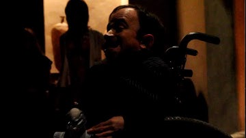 Sean Stephenson speaking in Venice, CA after proposing to Mindie.  Video by GoShiggyGo.Com