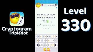 Cryptogram Tripledot Level 330 Answer | SolutionGuruji
