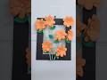 Wall decor craft | paper ke flower kaise banae | flower photoframe | #shorts #diy #ytshorts #crafts
