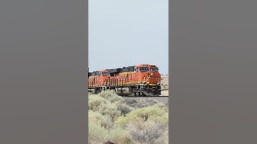 TRAIN SHORTS #00302 / BNSF 8214 WB STACK TRAIN 7-18-2025 #automobile #railtrack #bnsf