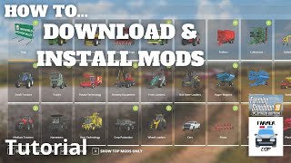 How To Install Mods in Farming Simulator 19