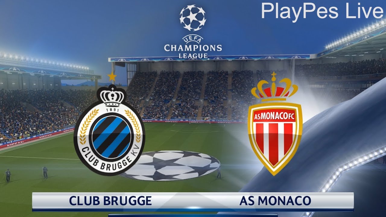 PES 2018 CLUB BRUGGE vs AS MONACO Full Match & All Goals PC PES 2018 CLUB BRUGGE vs AS MONACO Full Match & All Goals PC